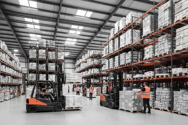 Modern warehouse and distribution facility